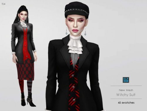 Witchy Suit at Elfdor Sims