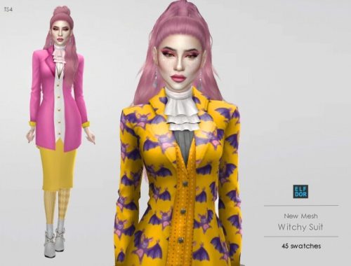 Witchy Suit at Elfdor Sims