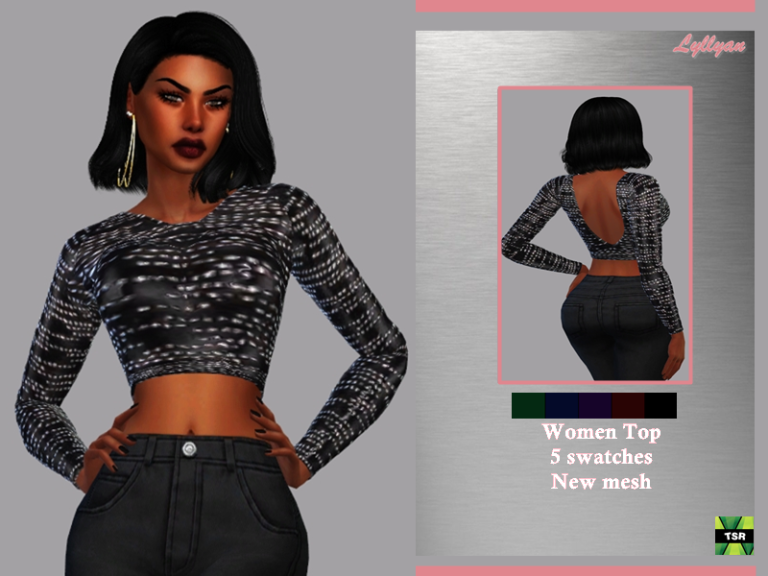 Women Top/Eliana - The Sims 4 Catalog