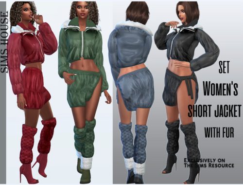 Women's skirt with leggings
