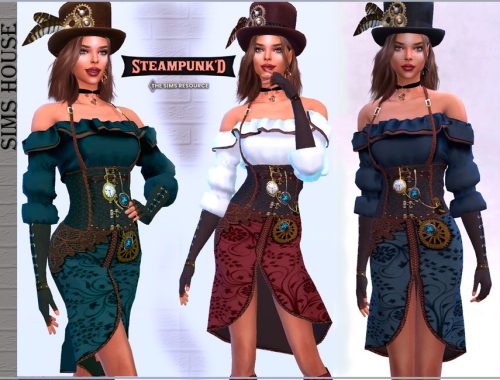 Womens steampunk outfit