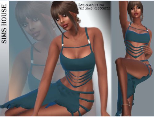 Women's top with stripes