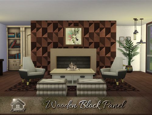 Wooden Block Panel