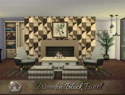 Wooden Block Panel