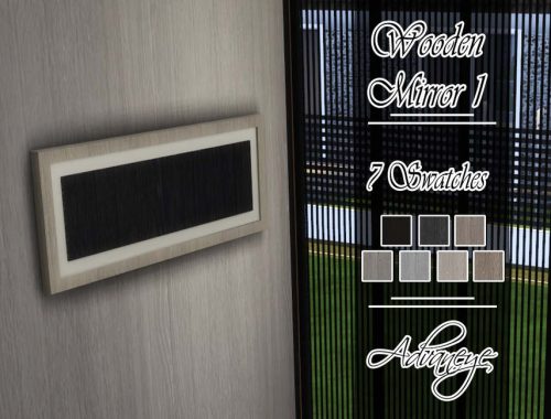 Wooden Mirror 1