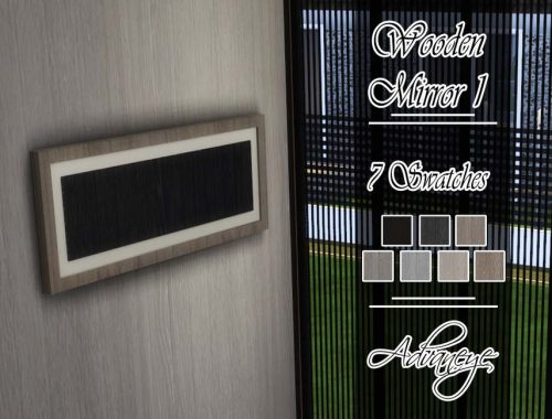 Wooden Mirror 1