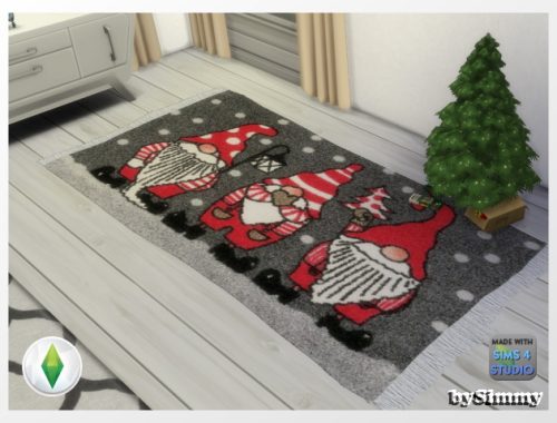 X-MAS doormat recolor by Simmy at All 4 Sims
