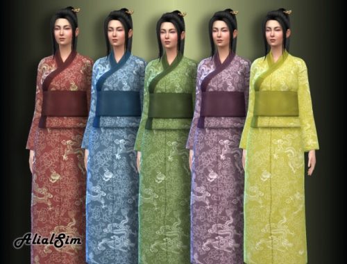 Yukata outfit at Alial Sim