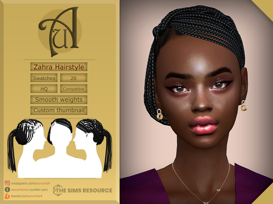 Zahra - Hairstyle - The Sims 4 Catalog