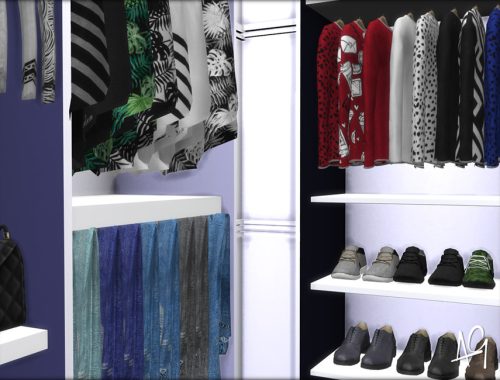 Zen His and Her Closet