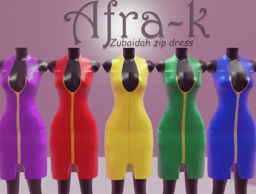 Zubaidah zip dress