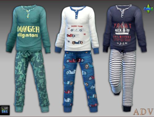 Sleepwear And Shoes For Boys