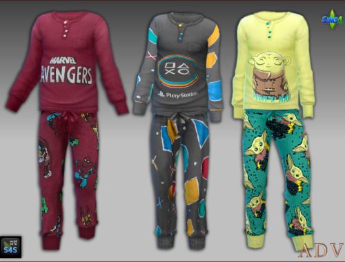 Sleepwear And Shoes For Boys