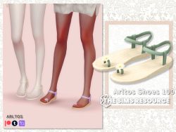 Flower sandals / 100 - The Sims 4 Catalog