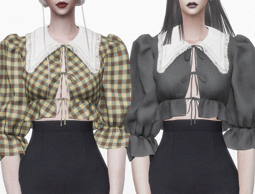 【CHARONLEE】Maison Cleo Angele Blouse