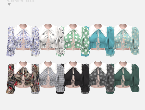 【CHARONLEE】Maison Cleo Angele Blouse