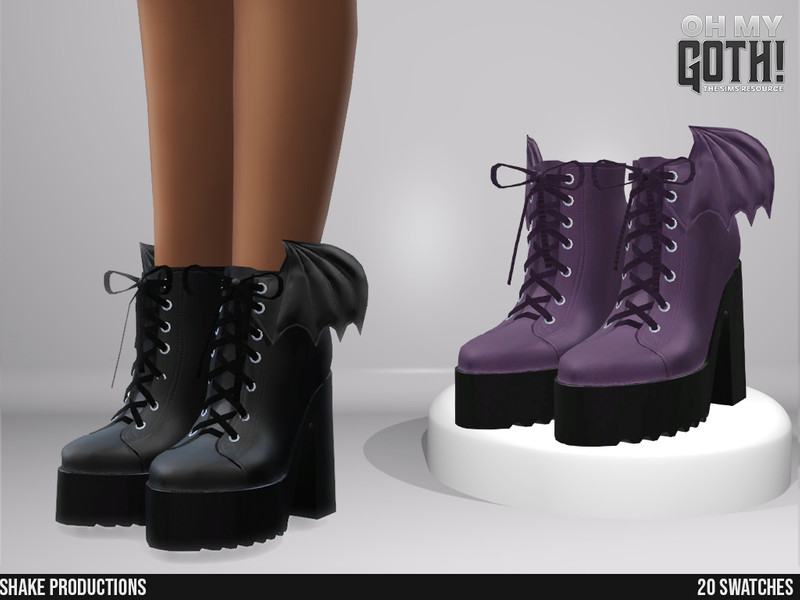 Oh My Goth! High Heel Boots 1 - The Sims 4 Catalog