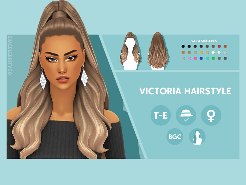 Victoria Hairstyle - The Sims 4 Catalog