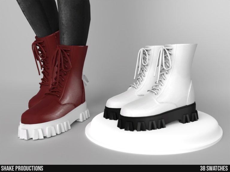 994 – Leather Boots (Male) - The Sims 4 Catalog