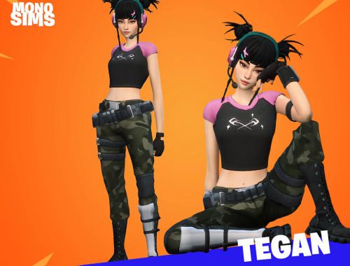 Tegan Fortnite Sims / CC