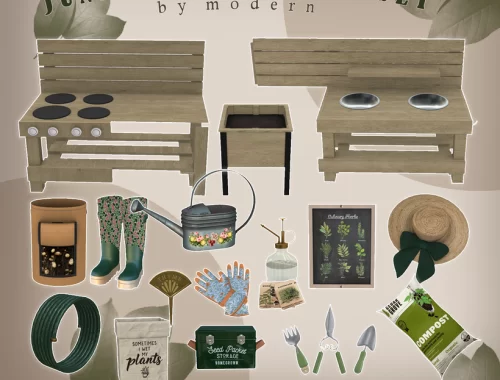 Juneberry Garden Set