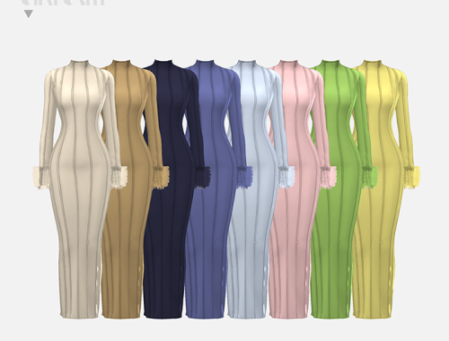 【CHARONLEE】Fanci Club Silky Dress
