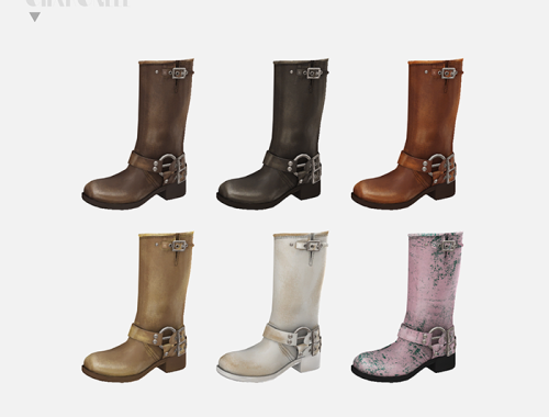 MiuMiu Leather Biker Boots V1