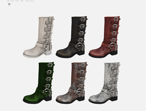 MiuMiu Leather Biker Boots V2
