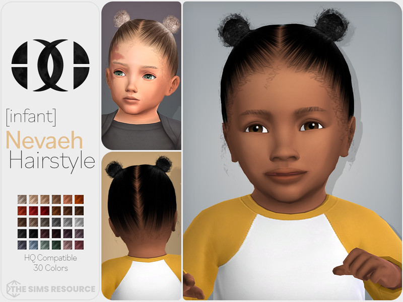 Nevaeh Hairstyle [Infant] - The Sims 4 Catalog