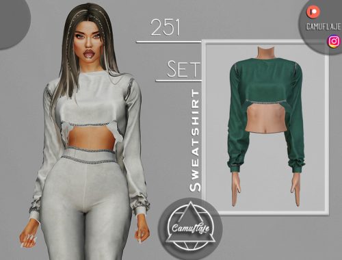 Comfy sweatshirt - The Sims 4 Catalog