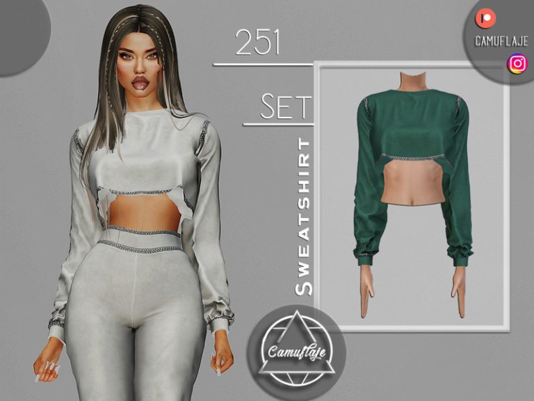 SET 251 – Sweatshirt - The Sims 4 Catalog