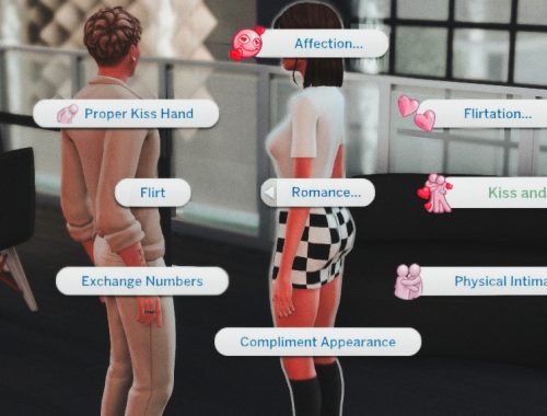 Kissing Mod| Sims4 Romantic Mod Kiss-n-Grind
