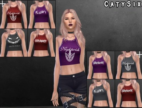 Metal Band Tops