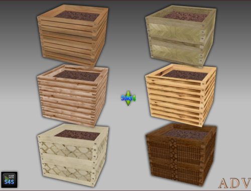 Plant Boxes And Fence