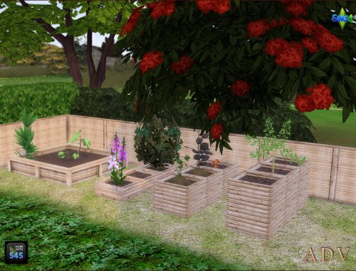 Plant Boxes And Fence