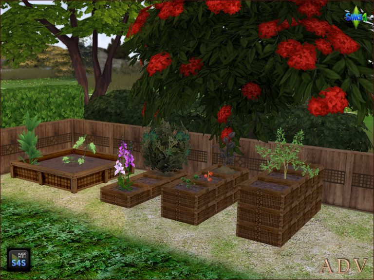 Plant Boxes And Fence - The Sims 4 Catalog