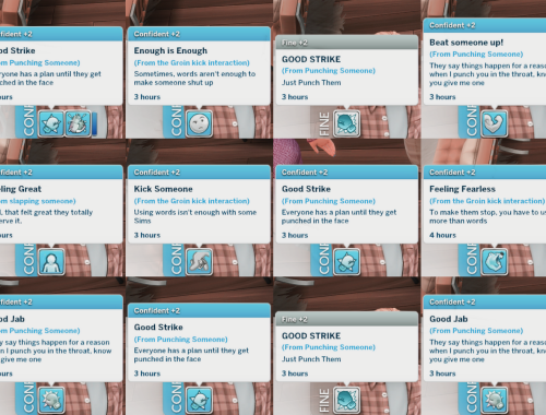 Sims4 Brawling mod