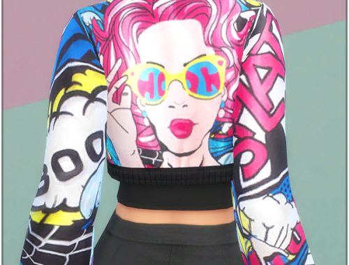 SHEIN Pop Art Bomber Jacket