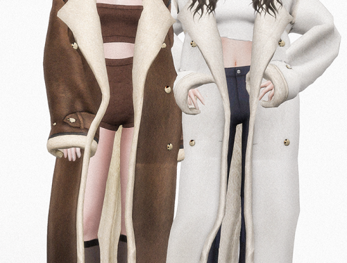 The Mannei Jordan Long Shearling Coat