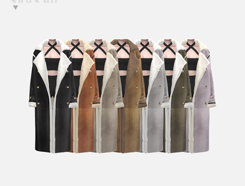 The Mannei Jordan Long Shearling Coat