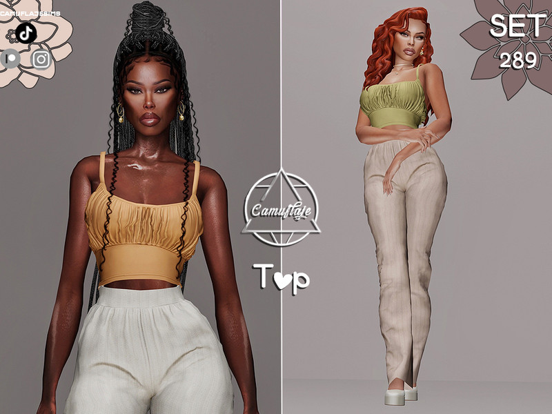 SET 289 - Vacay Ready Top Sims 4 / Everyday - The Sims 4 Catalog