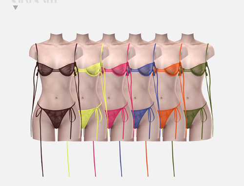 Fanci Club Sweaty Bikini Set