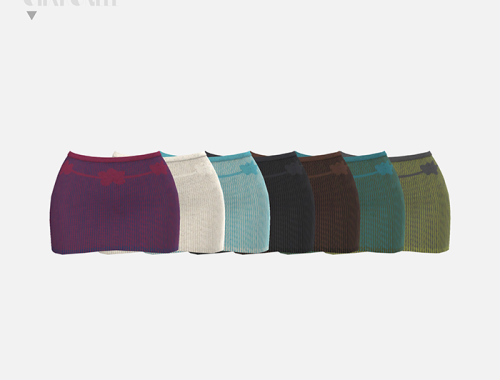 Tank Air Lotus Mini Skirt