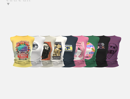 Sleeveless T-shirt