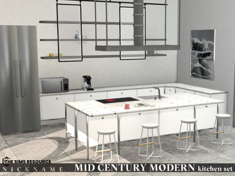 Sims 4 Mid Century Modern Kitchen Set The Sims 4 Catalog   Sims 4 Mid Century Modern Kitchen Set 768x576 