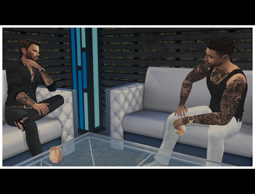 Sit and chat poses 2