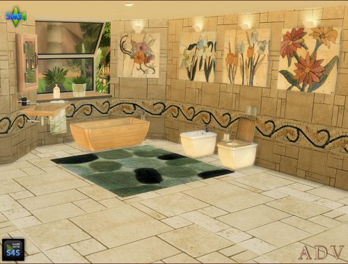 Walls And Floors With Paintings