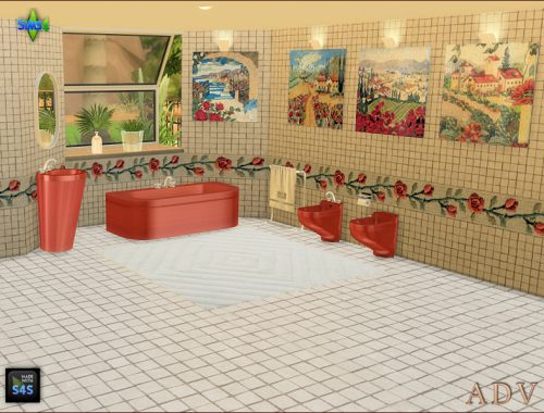 Walls And Floors With Paintings