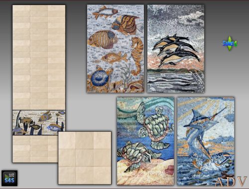 Walls And Floors With Paintings