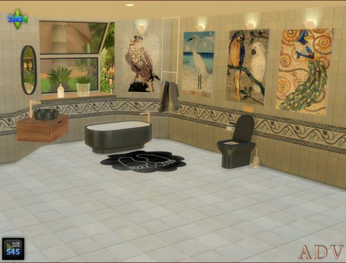 Walls And Floors With Paintings